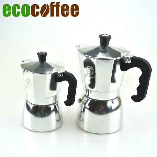 1PC Free Shipping Espresso Coffee Moka Pot Aluminum Mocha Pot 3 Cups/6 Cups