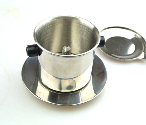 1 Pc Free Shipping 1 Cup Stainless Steel Vietnam coffee dripper  pot Espresso Coffee Makers