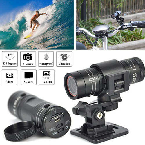 New Sports Camera Full HD 1080P Motorcycle Mountain Bike Bicycle Camera Helmet Action DVR Video Cam Motorcycle Camera Recorder