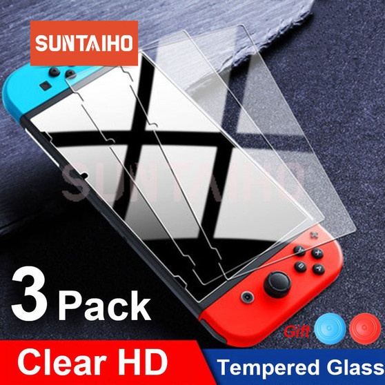 3Pack Protective Glass for Nintend Switch