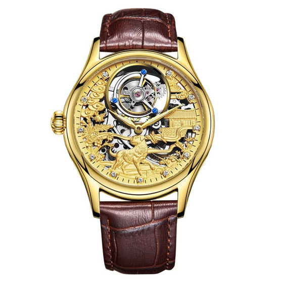 AESOP Watch for Men Mechanical Watches 100% Tourbillon Male Skeleton Men's Watch Man Luxury Clocks Watch Men Luxury Dropshipping