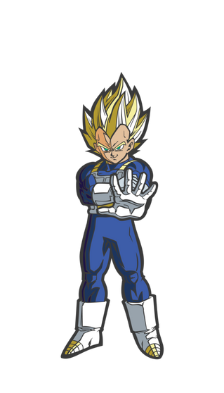 Dragon Ball Super Saiyan Vegeta #25 FiGPiN Enamel Pin