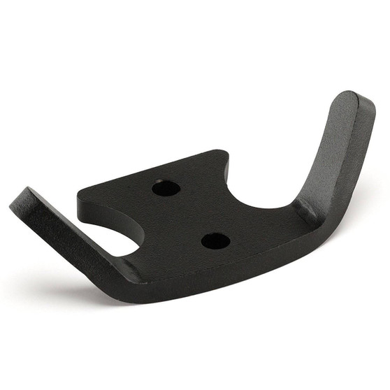 OFG - Heavy Duty Black Coat Hook Wall Mounted