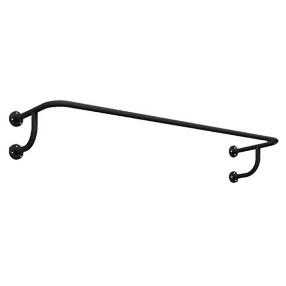 COAT RACK Black Wall-Mounted Shelf, Clothing Store Wall Side Hanging Wrought Iron Display Rack Hanger