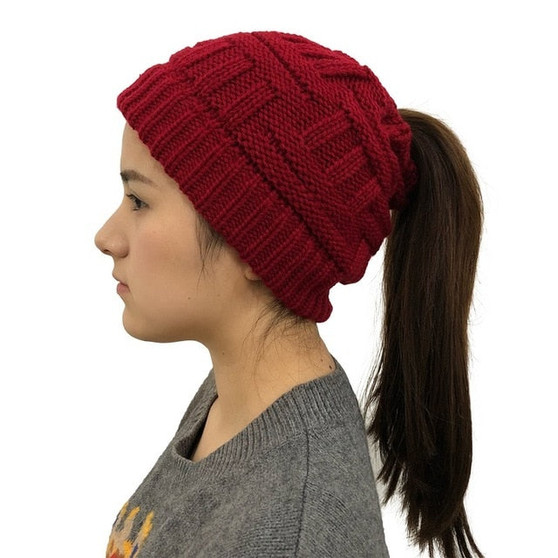 Ponytail Beanie Hats