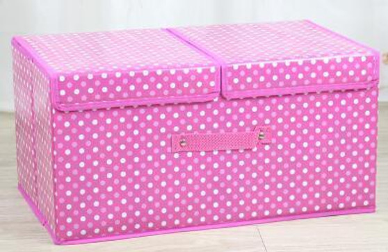 Double cover large capacity storage box