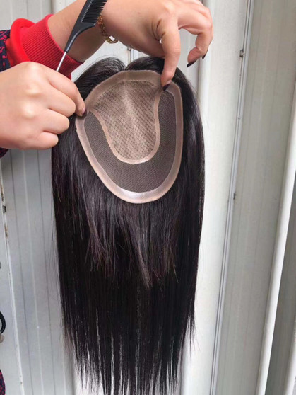 Natural Looking Front Silk Injected Base Handmade Human Hair Wigs Hairpieces For Sale Online