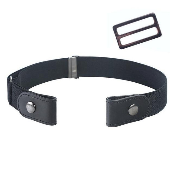 Invisible Buckle Free Elastic Ladies Girls Belt