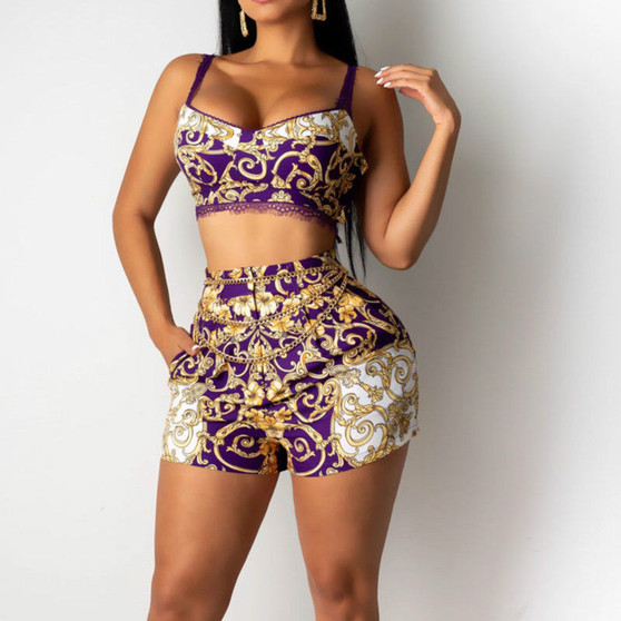 Cami Crop Top & Short Sets