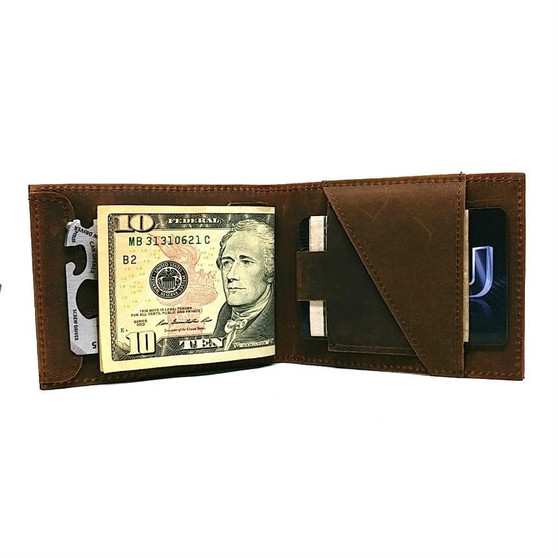 Deuce Billfold Wallet Crazy Horse