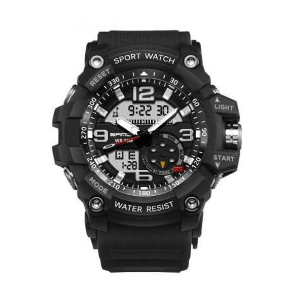 Men sport wristwatch LED digital quartz watch waterproof relogio