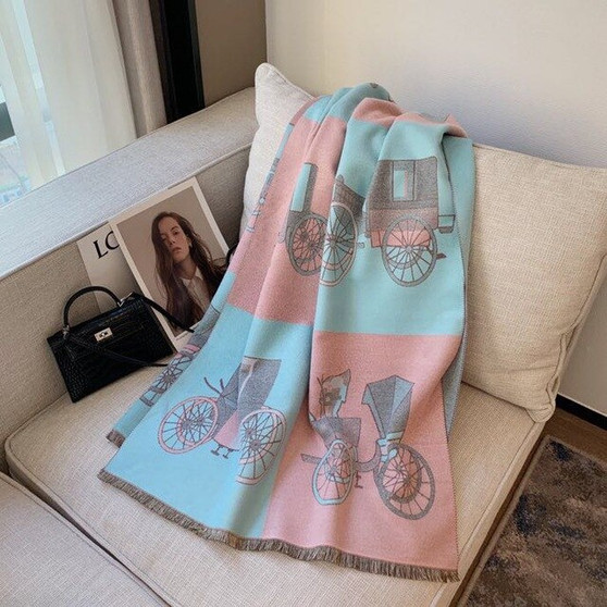 2020 Fashion Luxury Carriage Jacquard Cashmere Pashmina Shawl Scarf