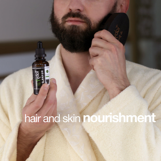 Beard Grooming™:Men Beard Oil (2 oz) & Beard balm with Argan & Jojoba Oils