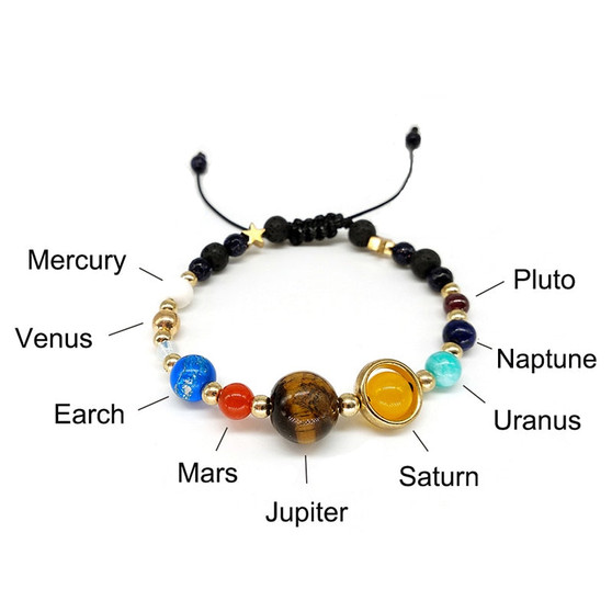 Unisex Space Planets Bracelet