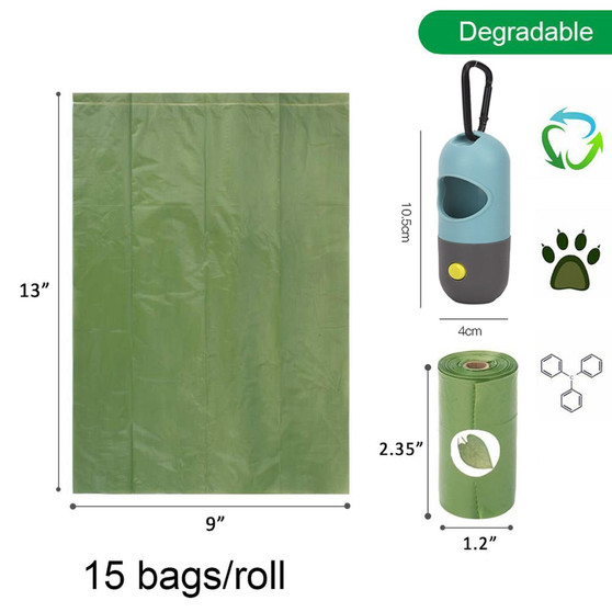 Waste Bag Dispenser Flashlight