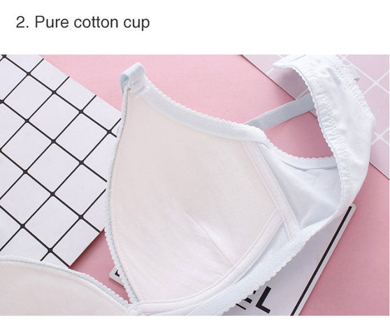 Thin Wireless Cotton Lining Bras