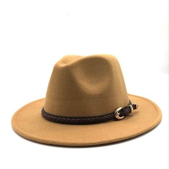 Belt Designer Top Jazz Fedora Hat