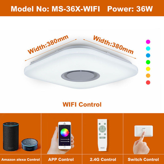 Smart LED Ceiling Light Dimmable