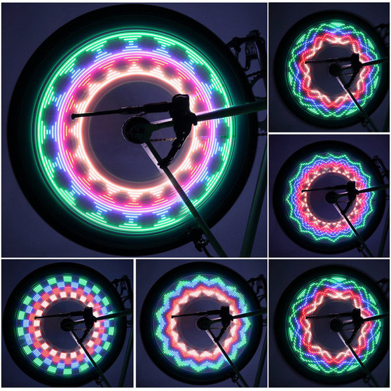 LED Colorful Wheel Spoke Lights