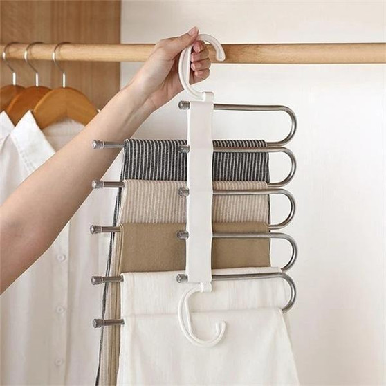 Multi-functional Pants Rack Pants Hanger Hanger Clothes Dry Rack Organizer Household Accessories Tools