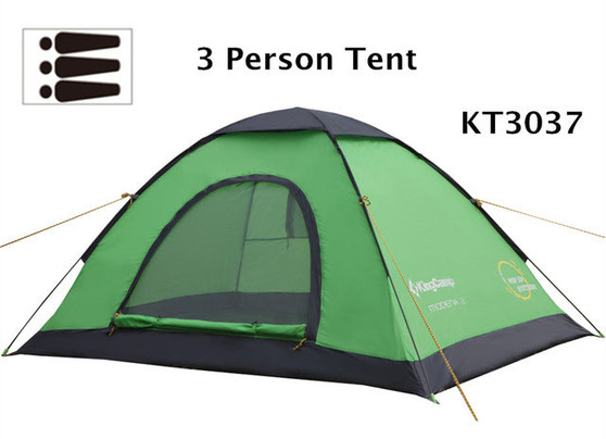 Camping tent dome tent outdoor family camp for 2-3 persons