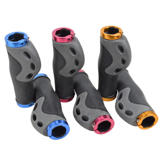 Handlebar grips bicycle rubber skull design