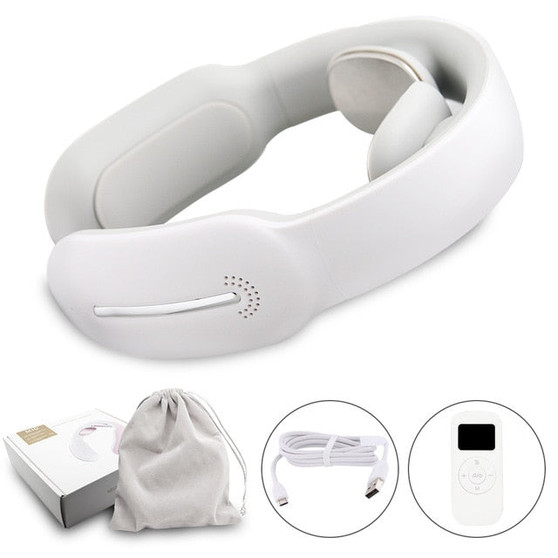 Smart Electric Massager for Neck and Shoulder Low Frequency Magnetic Therapy Pulse Pain Relief Relaxation Vertebra Physiotherapy