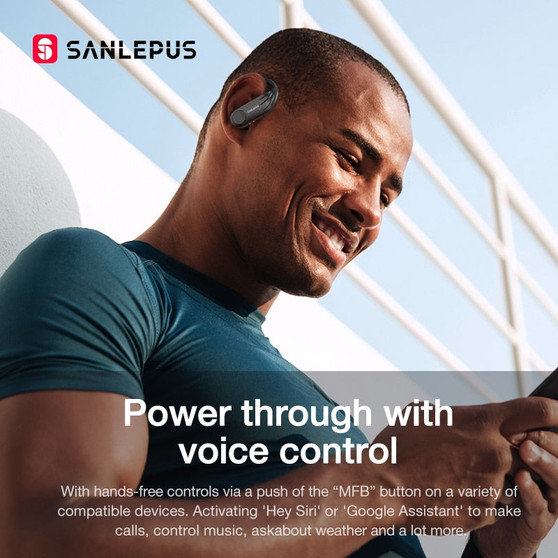 SANLEPUS B1 Led Display Bluetooth Earphone
