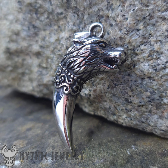 Wolf Fang Pendant Stainless Steel