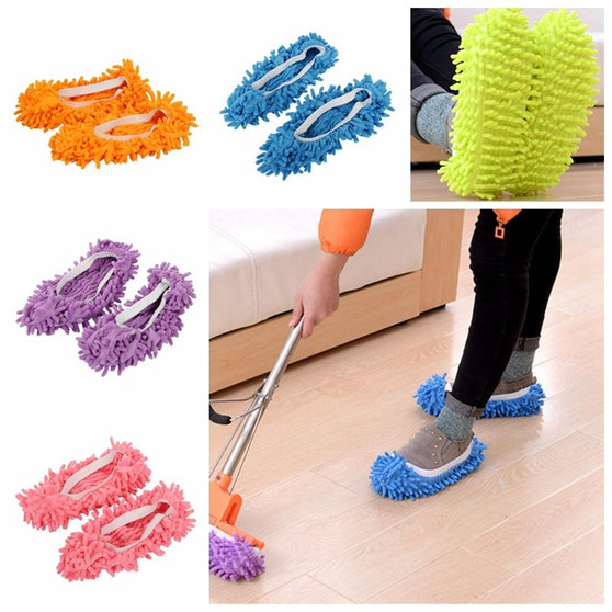 Multi-Function Floor Washing Mop Slippers