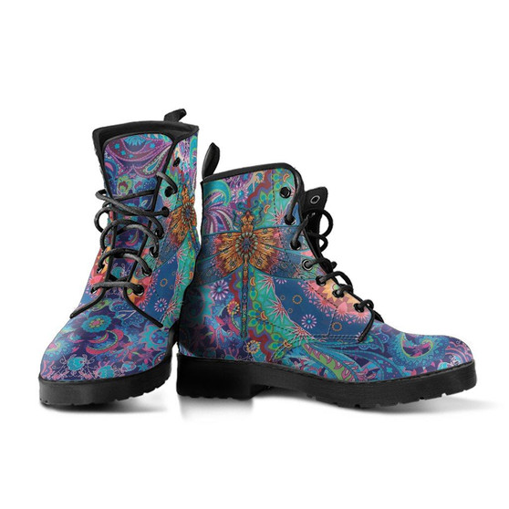 Floral Dragonfly Boots