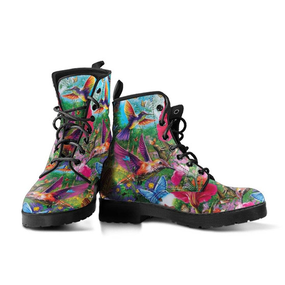 Hummingbird & Flower Boots