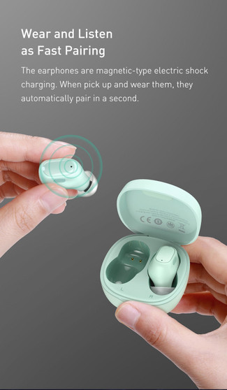 Baseus WM01 TWS Wireless Headphones Mini Bluetooth Earphone True Wireless Earbuds HD Stereo Headset For Xiaomi iPhone Ear Buds