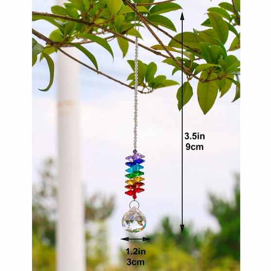 Chakra Illuminating Crystal Suncatcher