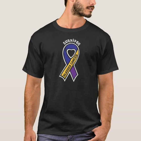 Survivor Bladder Cancer Awareness 2D T-shirt