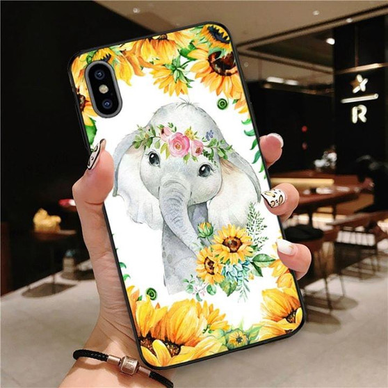 Sunflower Elephant Phone case