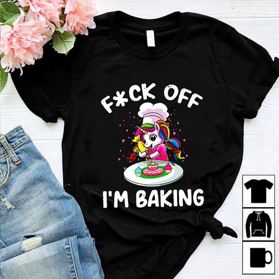 I'm baking Unicorn 2D T-shirt