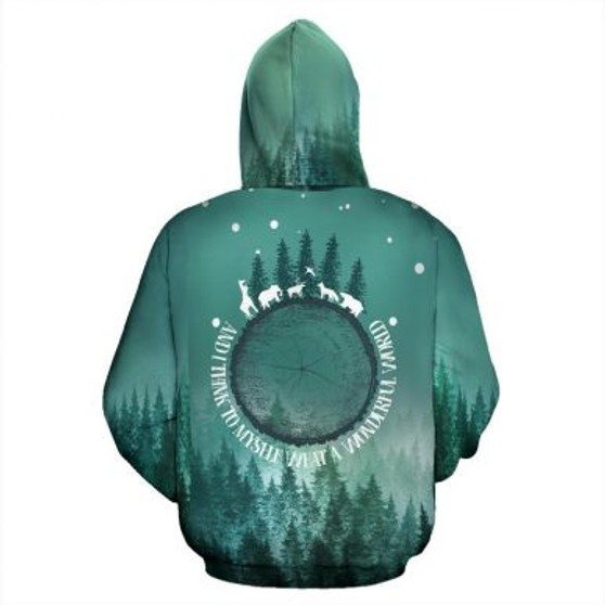 3D Camping Hoodie And Think To Myself What A Wonderful World Full Size