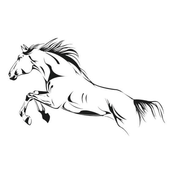 Jumping Horse Wall Sticker