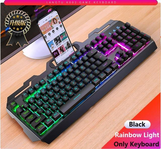 Gaming Mechanical Keyboards and Mouse with RGB LED Backlit