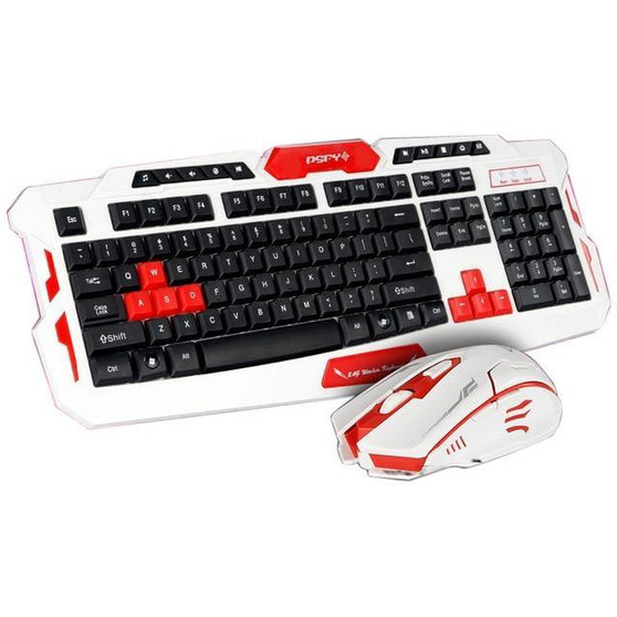 2.4GHz Wireless Keyboard Gaming Keyboard Mouse Combo