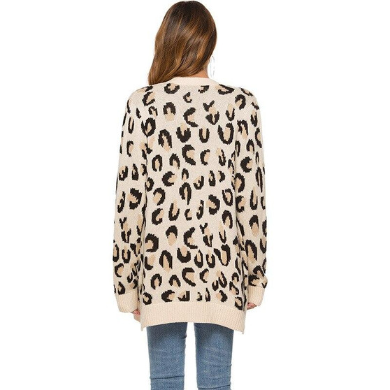 Leopard Print Cardigan