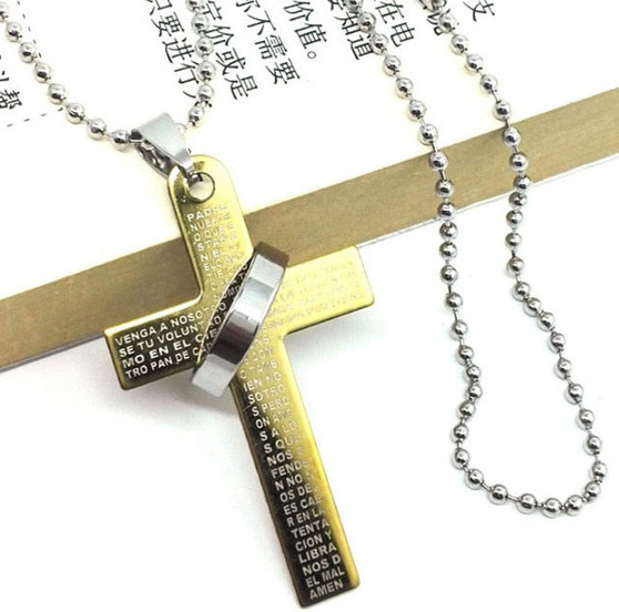 Jesus Cross Chain Necklace | Heavens Apparel