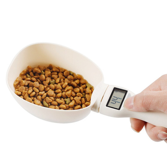Portable Pet Food Scale Cup For Dog Cat With Led Display