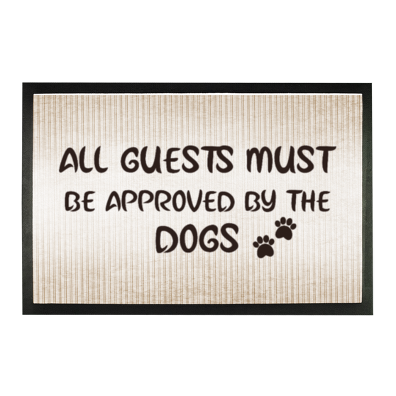 Approved by Dogs Doormat
