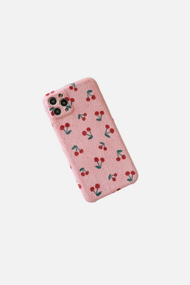 Cherry Pink iPhone Case