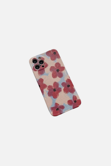 Retro Art Oil Painting Flowers 1 iPhone Case