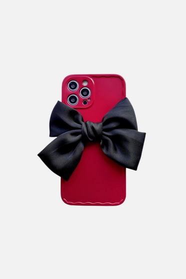 Bow Black iPhone Case