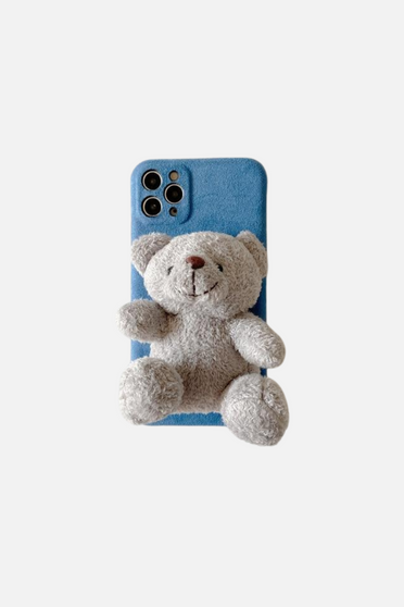 Bear Blue iPhone Case