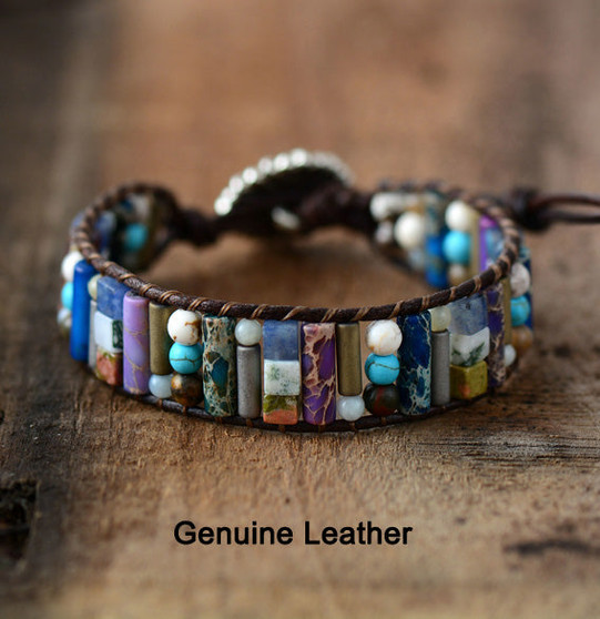 Amihan Boho Leather Wrap Bracelet